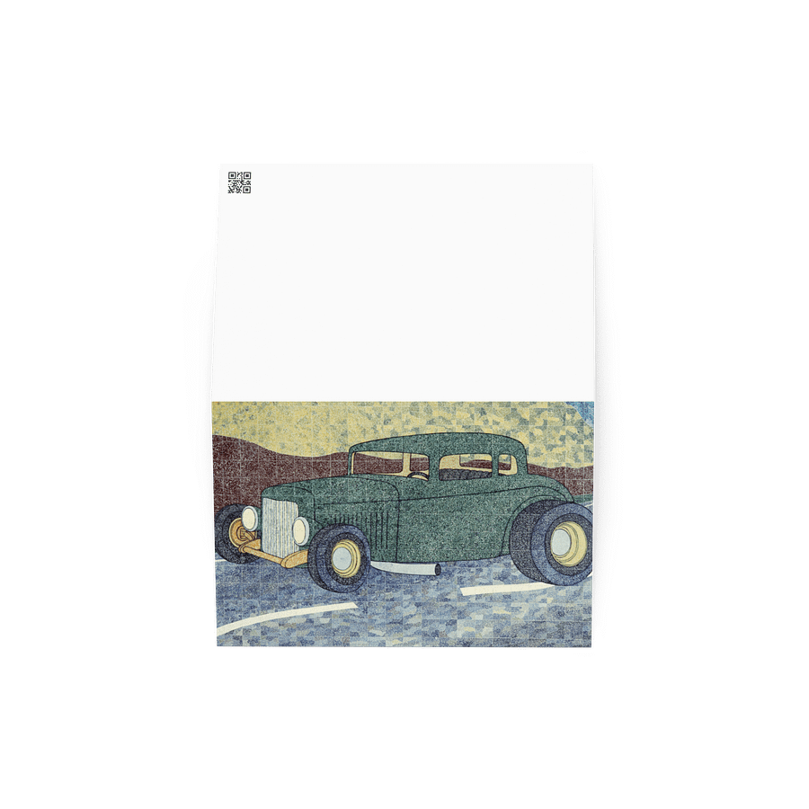 Green Hotrod (2002) Greeting Card product image (3)