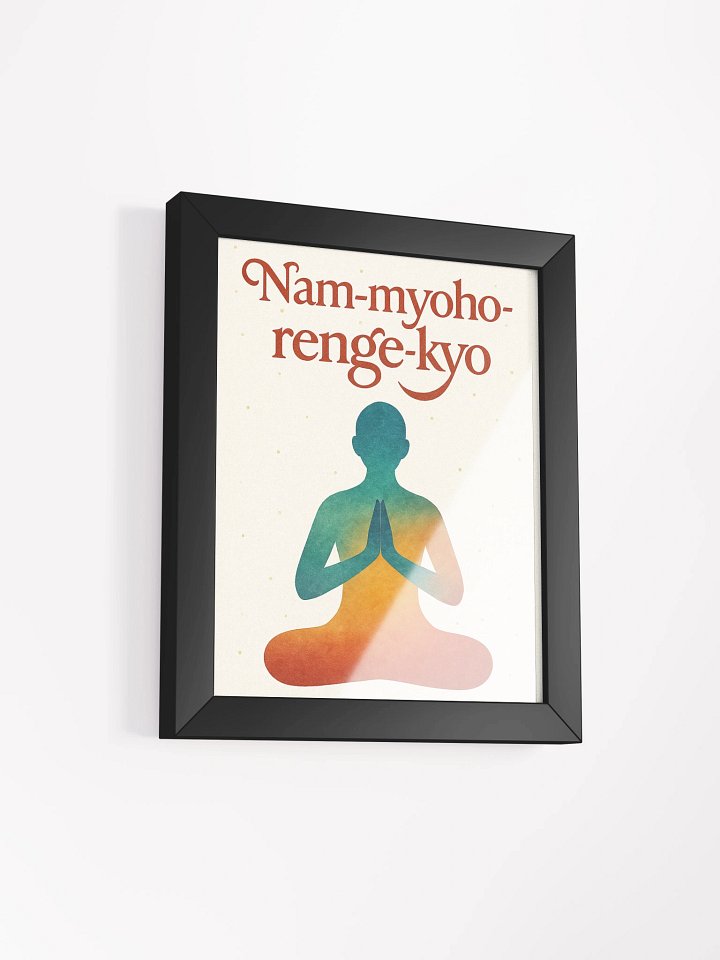 Nam-myoho-renge-kyo Meditation Poster product image (25)
