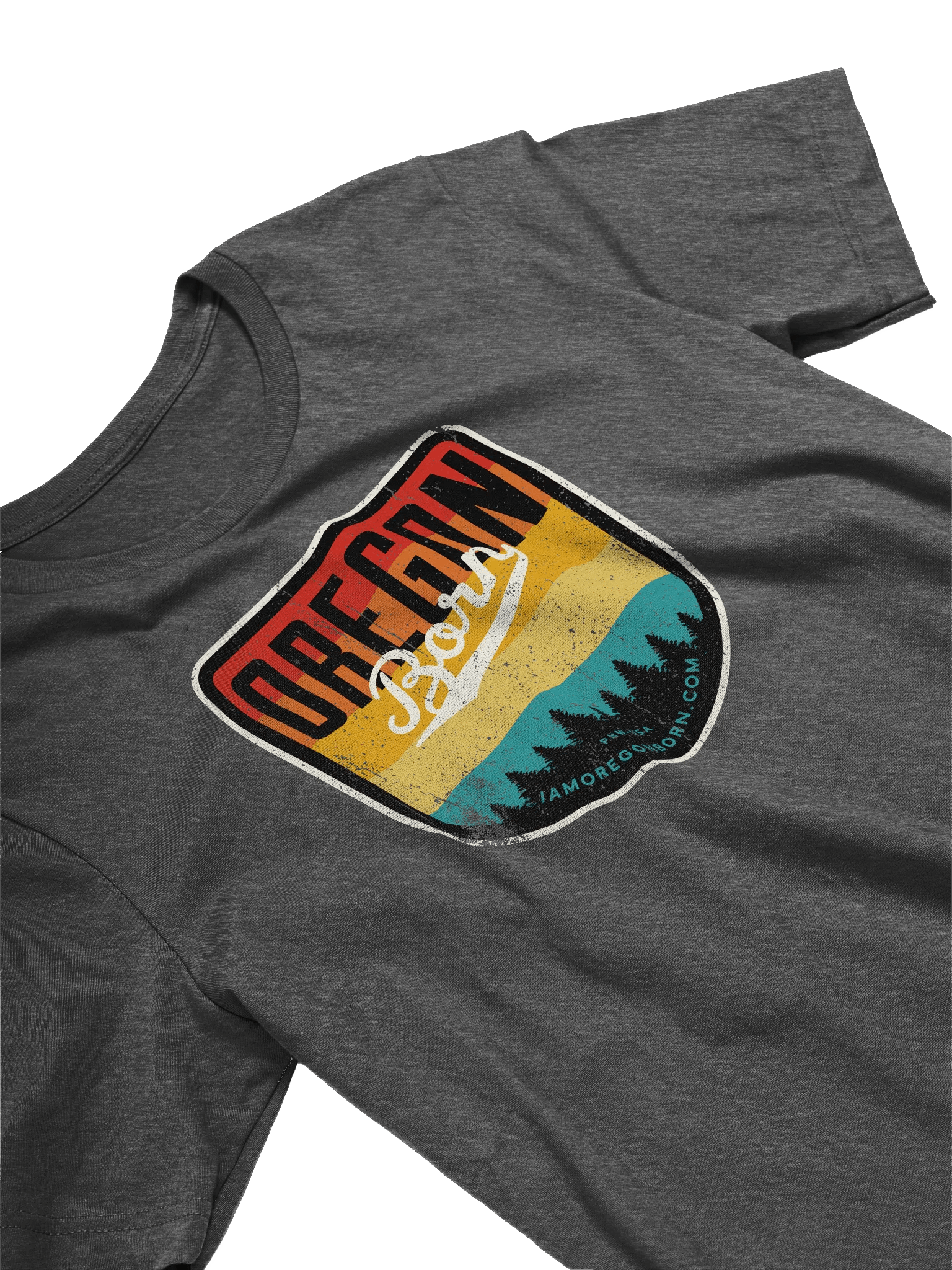 Oregon Born Vintage Shield T-Shirt product image (2)