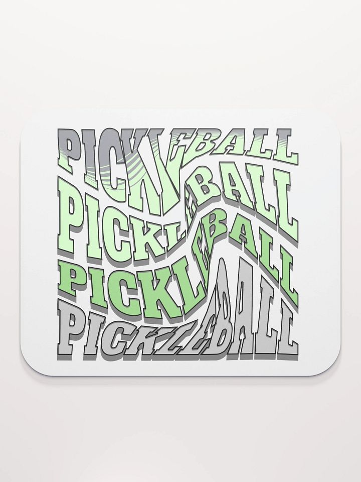 Swirl Pickleball Ripple Effect Mouse Pad product image (1)