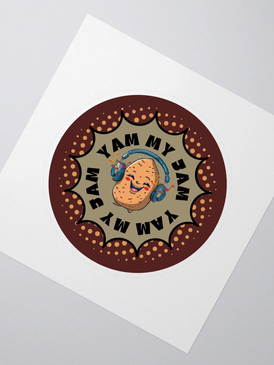 Yam My Jam Music Lover Sticker product image (2)