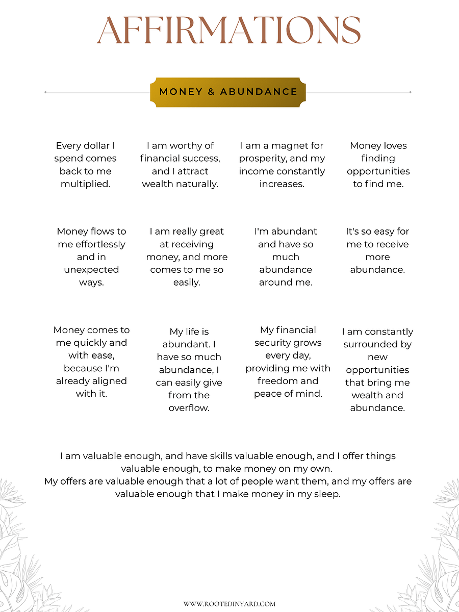 Empowering Affirmations product image (2)