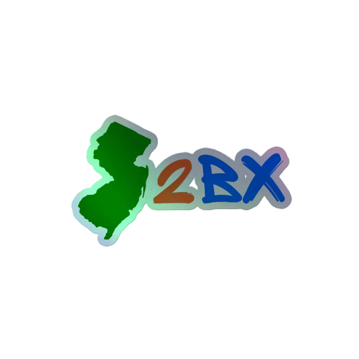 Jersey2Bronx Logo Holographic Sticker product image (2)