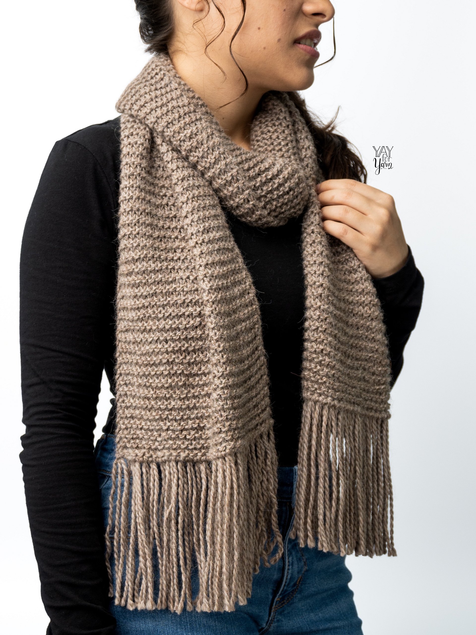 How to Knit a Scarf - PDF Knitting Pattern & Video Tutorial for Beginners product image (4)