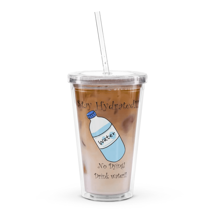 Hydrate! Clear Straw Cup product image (8)