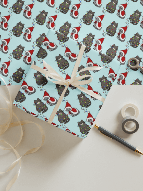 Meowy Catmas Wrapping Paper product image (3)