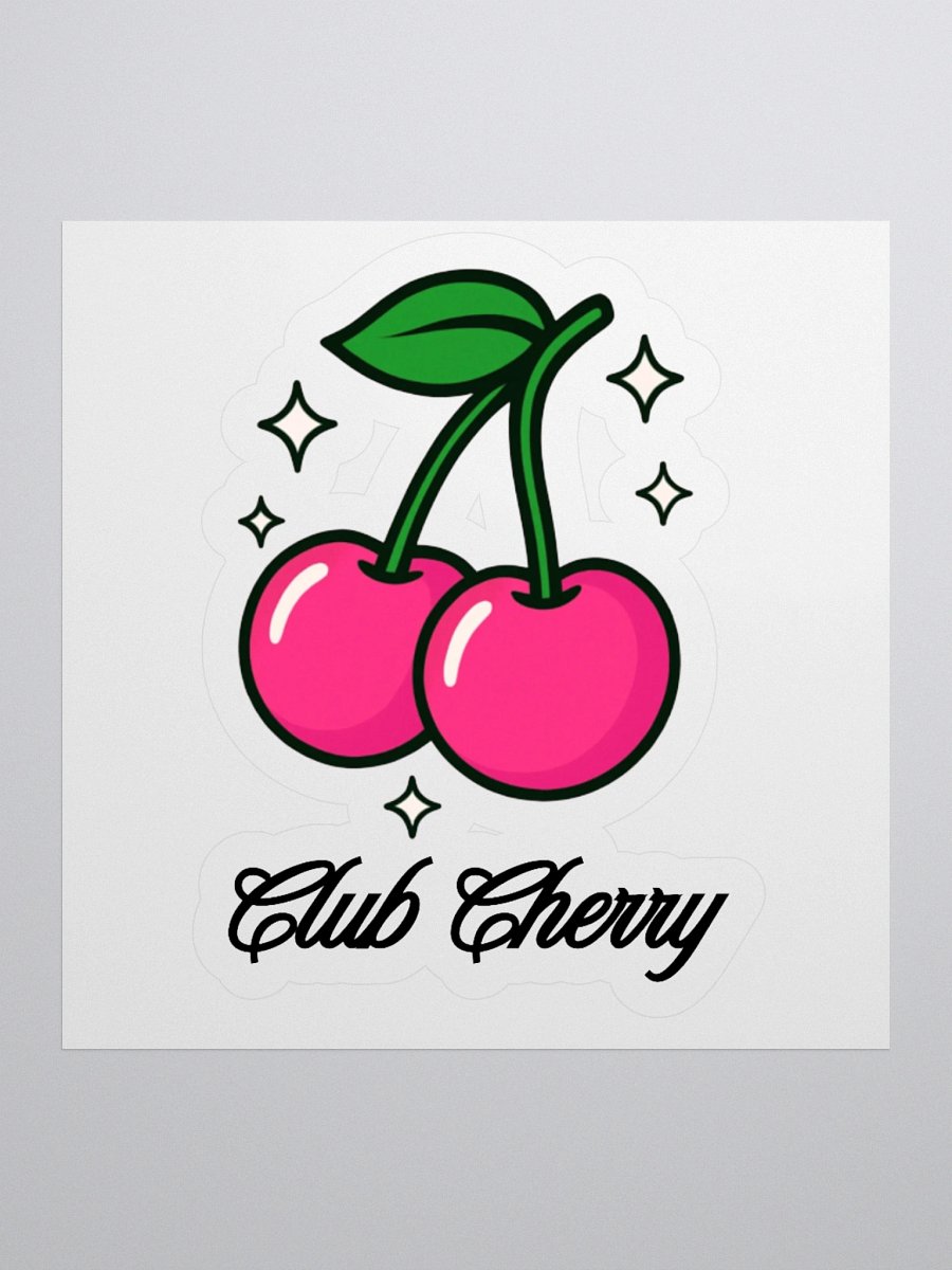 Club Cherry Sticker w/Logo product image (1)