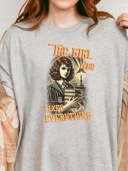 Hermione Funny Vintage Pulp Mystery Harry Potter Shirt product image (3)