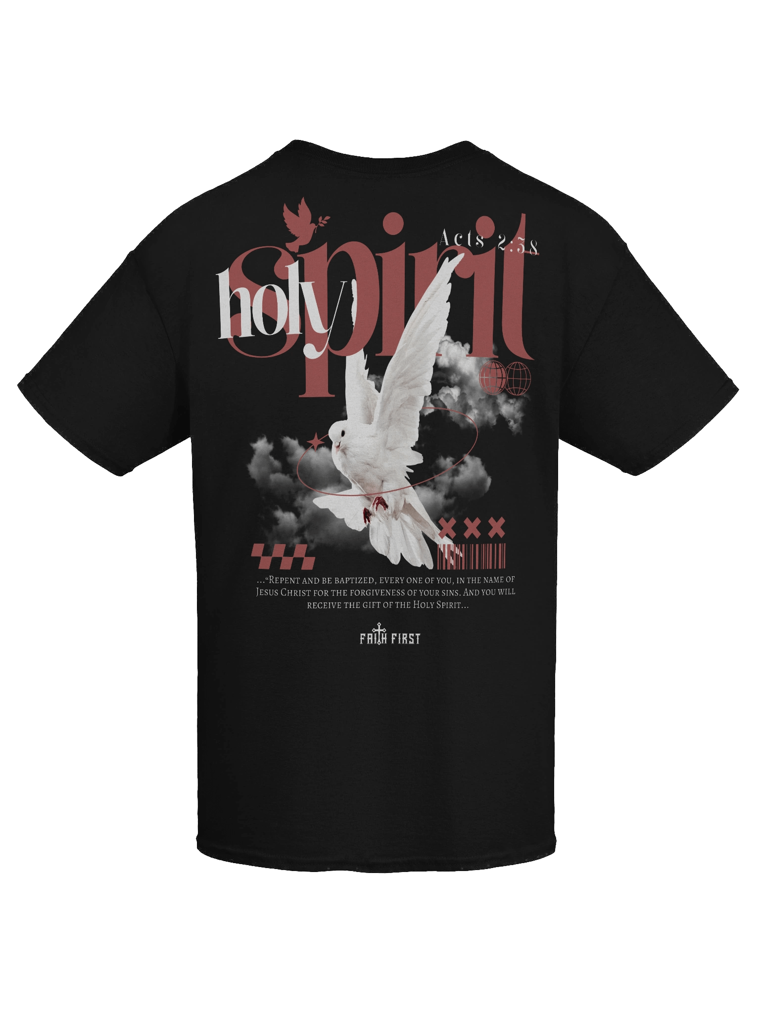 Acts 2:38 - Gift of the Holy Spirit Unisex T-Shirt product image (1)