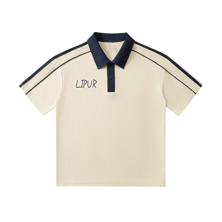 Contrast Collar ‘LIPUR’ Polo Shirt product image (1)
