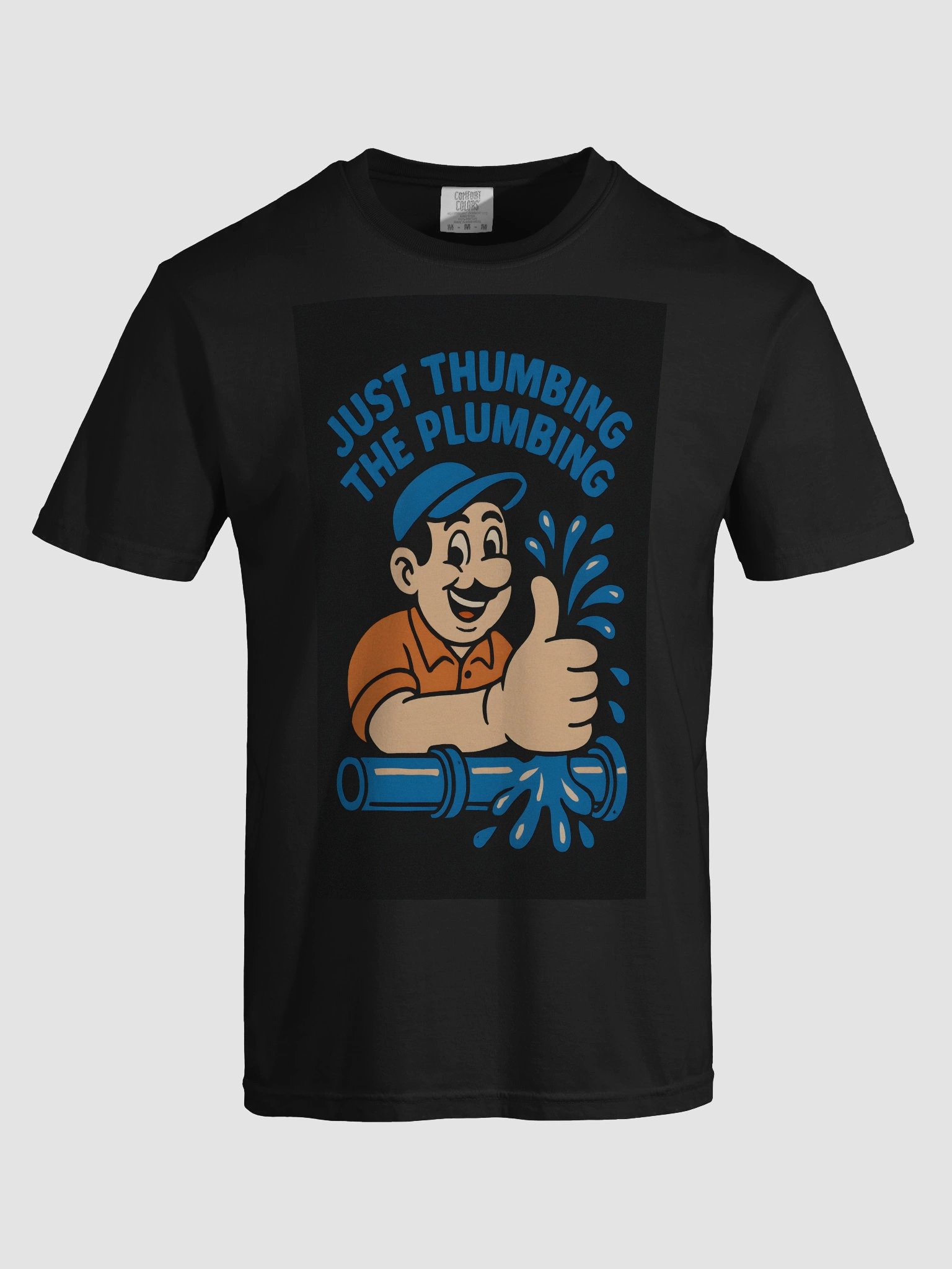 Just Thumbing the Plumbing – Old School Mustache Edition product image (7)