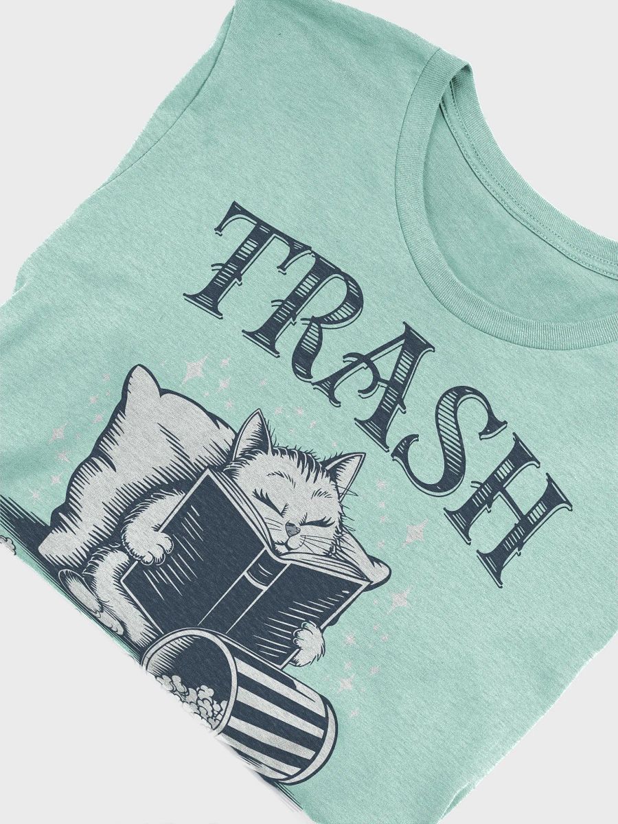 Trashy Book Club Cat T-Shirt product image (6)