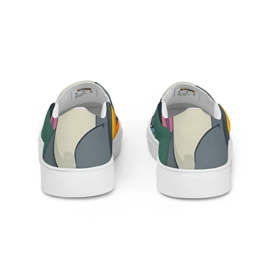 Men's Rainbow Squirrel Canvas Slip-On Shoes product image (4)