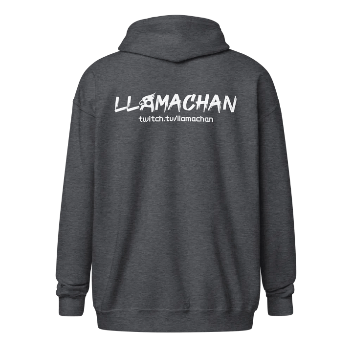 Zip hoodie pocket logo product image (2)