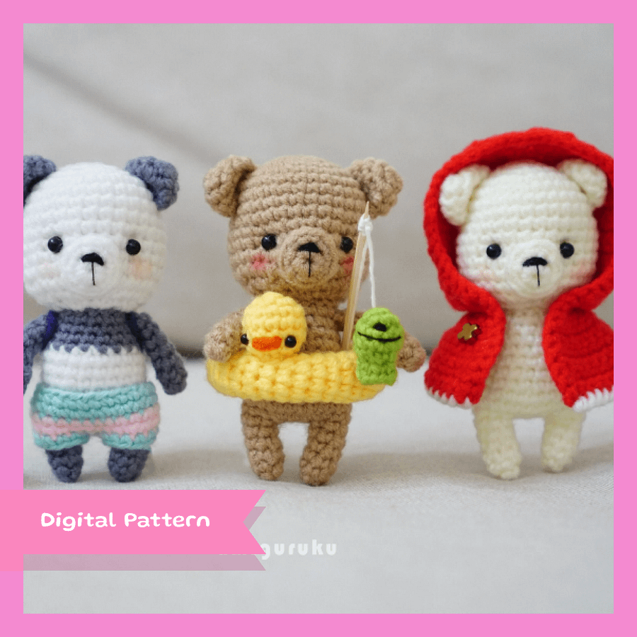 Picnic Bears - PDF Pattern product image (6)