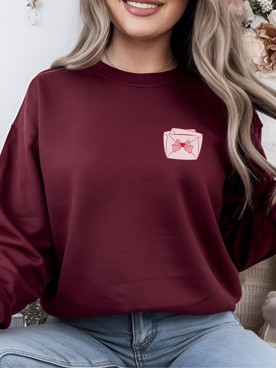 Funny Valentine's day sweatshirt - I can write love letters to myself product image (2)