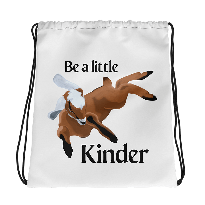 Be a Little Kinder Drawstring Bag product image (1)