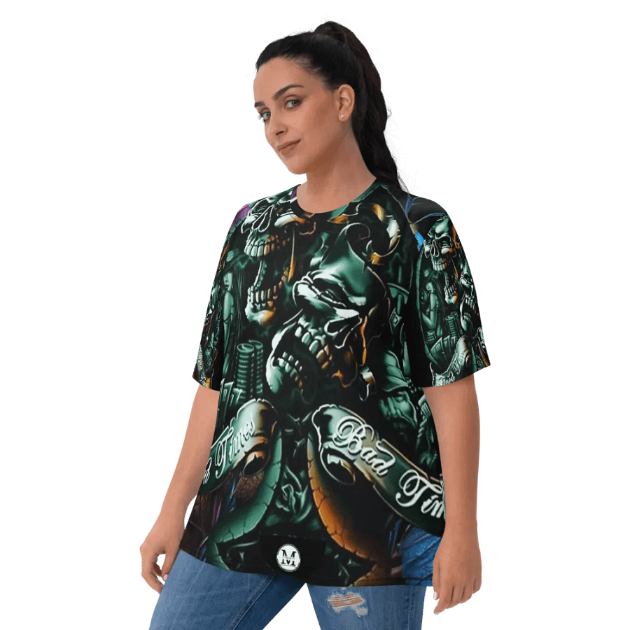 LowRider Smile Now Cry Later Women's Crew Neck T-Shirt product image (9)