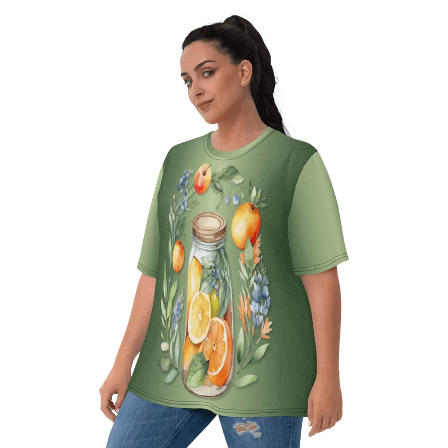 Floral Themed All Over Print T-shirt product image (3)