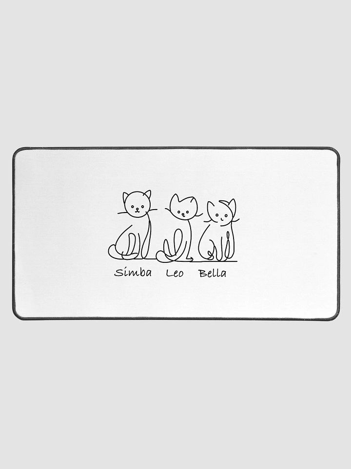 3 Kittens Neoprene Desk Mat product image (1)
