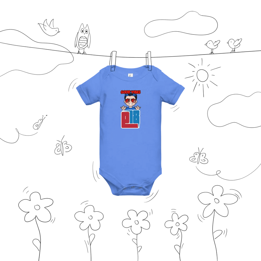 E18 Good Vibes Baby Onesie product image (10)