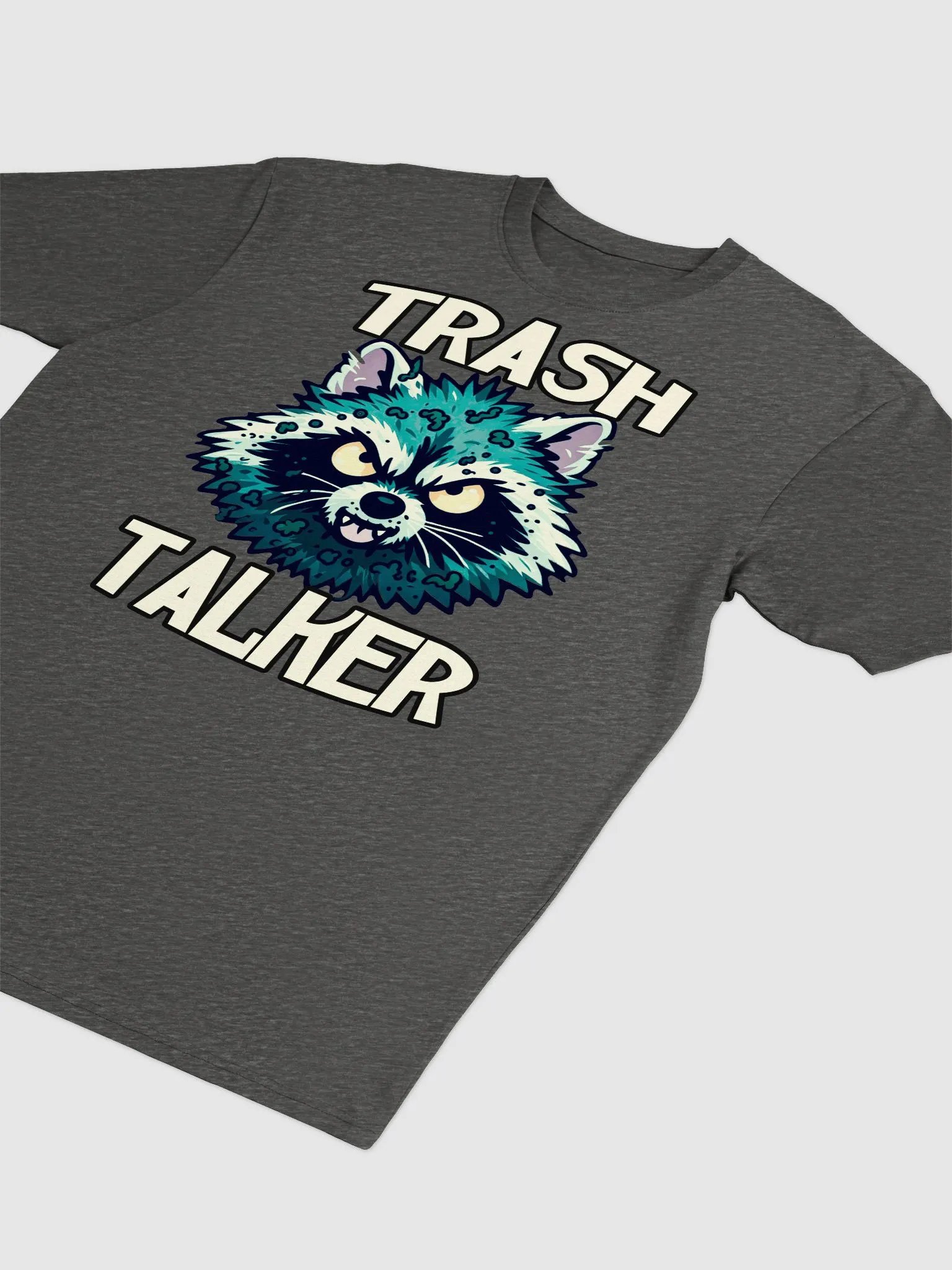 Mischievous Raccoon 'Trash Talker' Graphic Tee product image (2)
