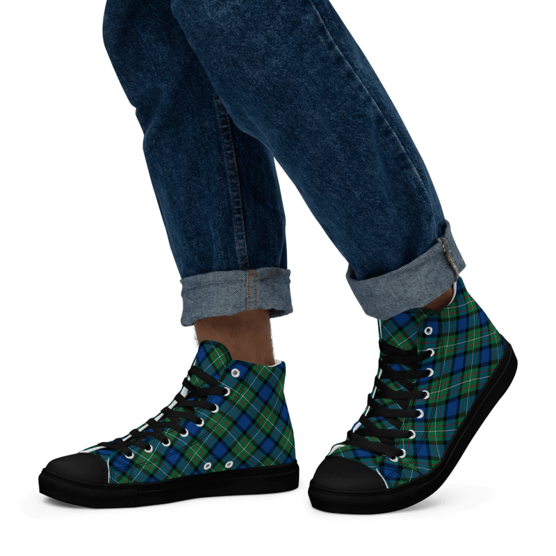 Ferguson Tartan Men's High Top Shoes product image (5)