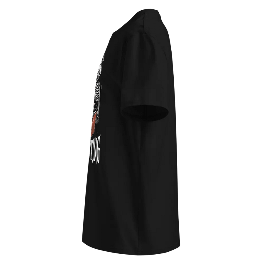 Skeleton Smoke Break Organic Cotton Tee product image (2)