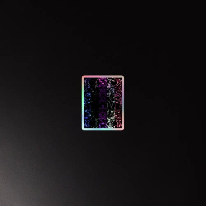 Genderfluid Pride Flag Sticker (Flourish Variation) product image (4)