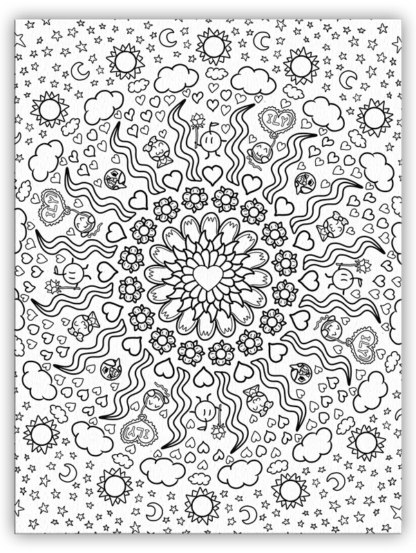 Dango Valentines - Coloring page product image (2)