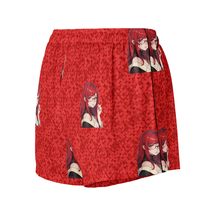 (Red WAIFU) K Women's Pajama Shorts product image (2)