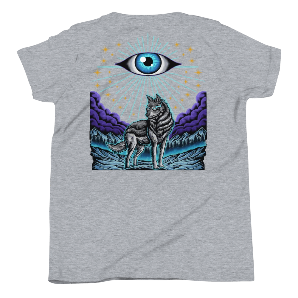Wolf Sky Front/Back Kids Tee product image (10)