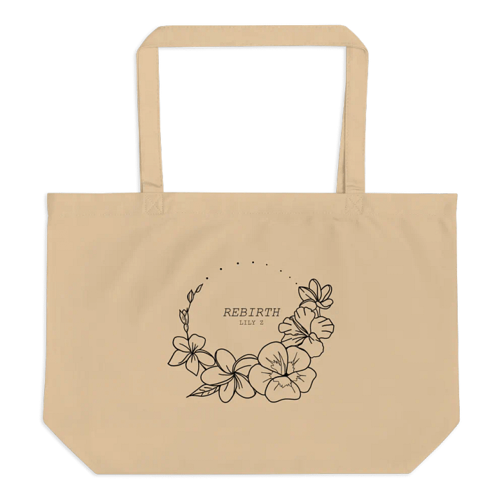 REBIRTH Organic Cotton Tote Bag - Beige product image (1)