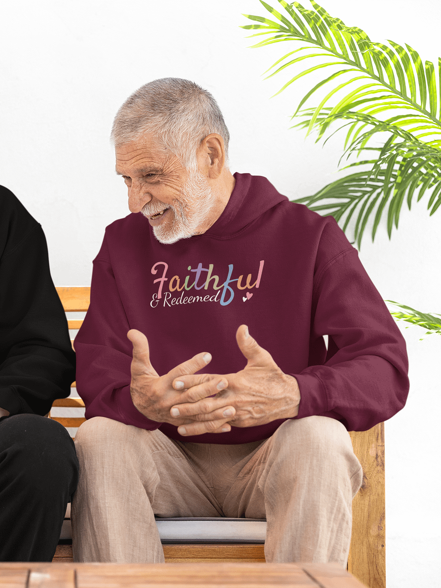 Faithful & Redeemed Gradient Gildan Hoodie product image (2)