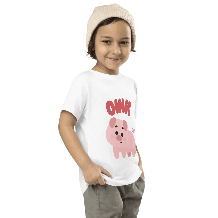 EIEIO Pig Oink T-shirt for Toddlers product image (8)