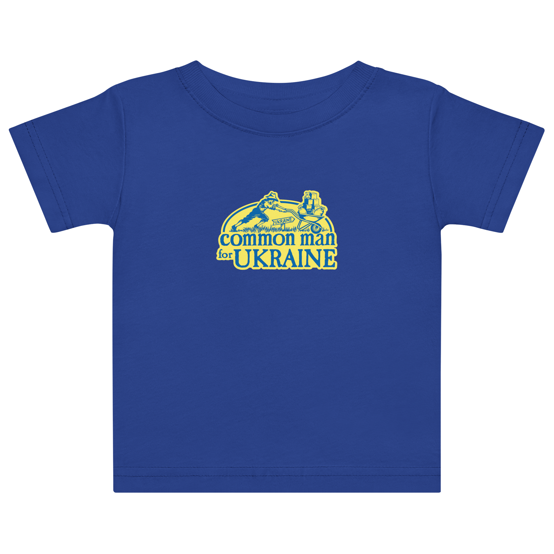 Royal Blue Common Man for Ukraine Baby T-shirt product image (1)