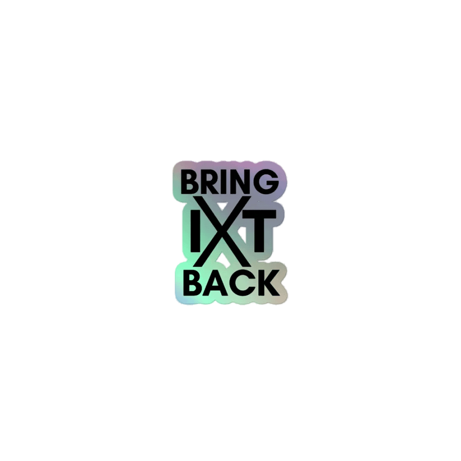 Bring It Back Holographic Sticker Sheet product image (1)