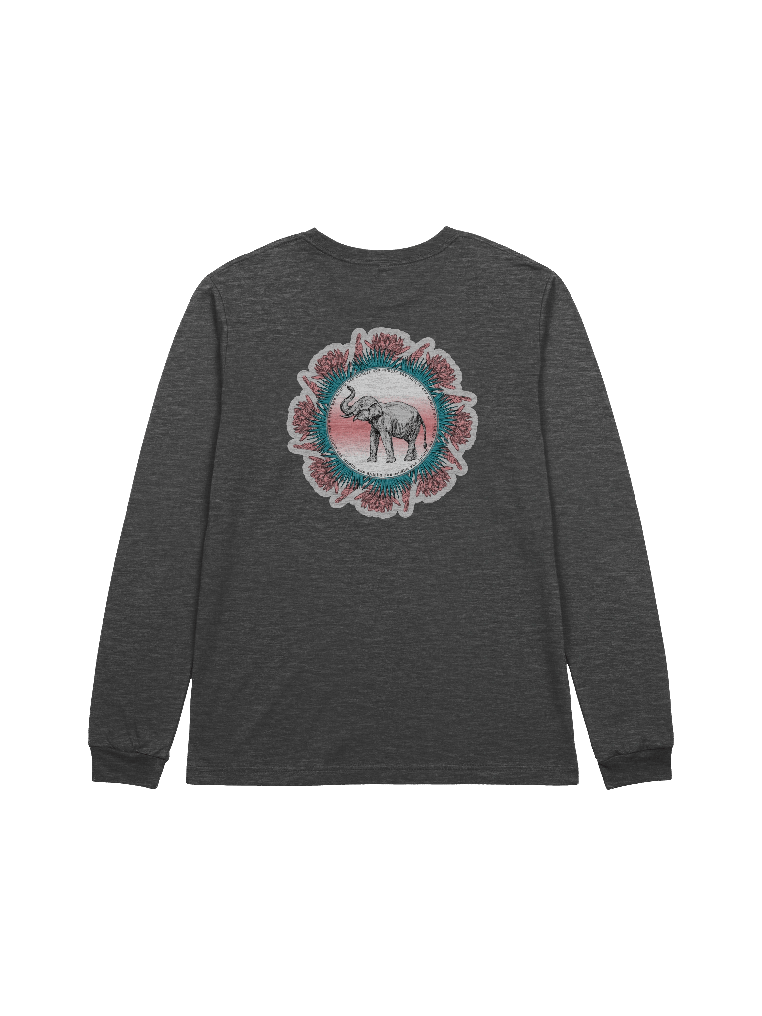 Elephant and Tulips - Woman's Cut Shirt product image (1)