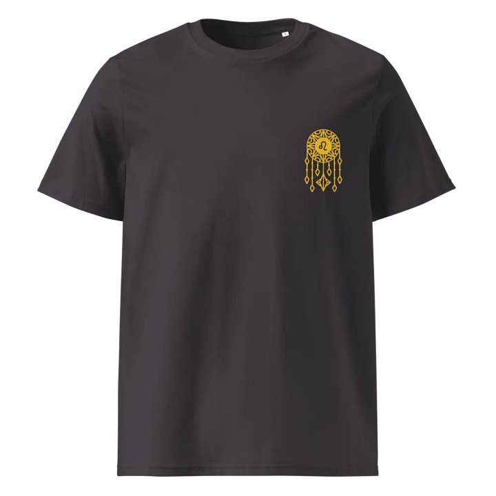 Ornate Yellow Leo Organic Cotton T-Shirt product image (5)