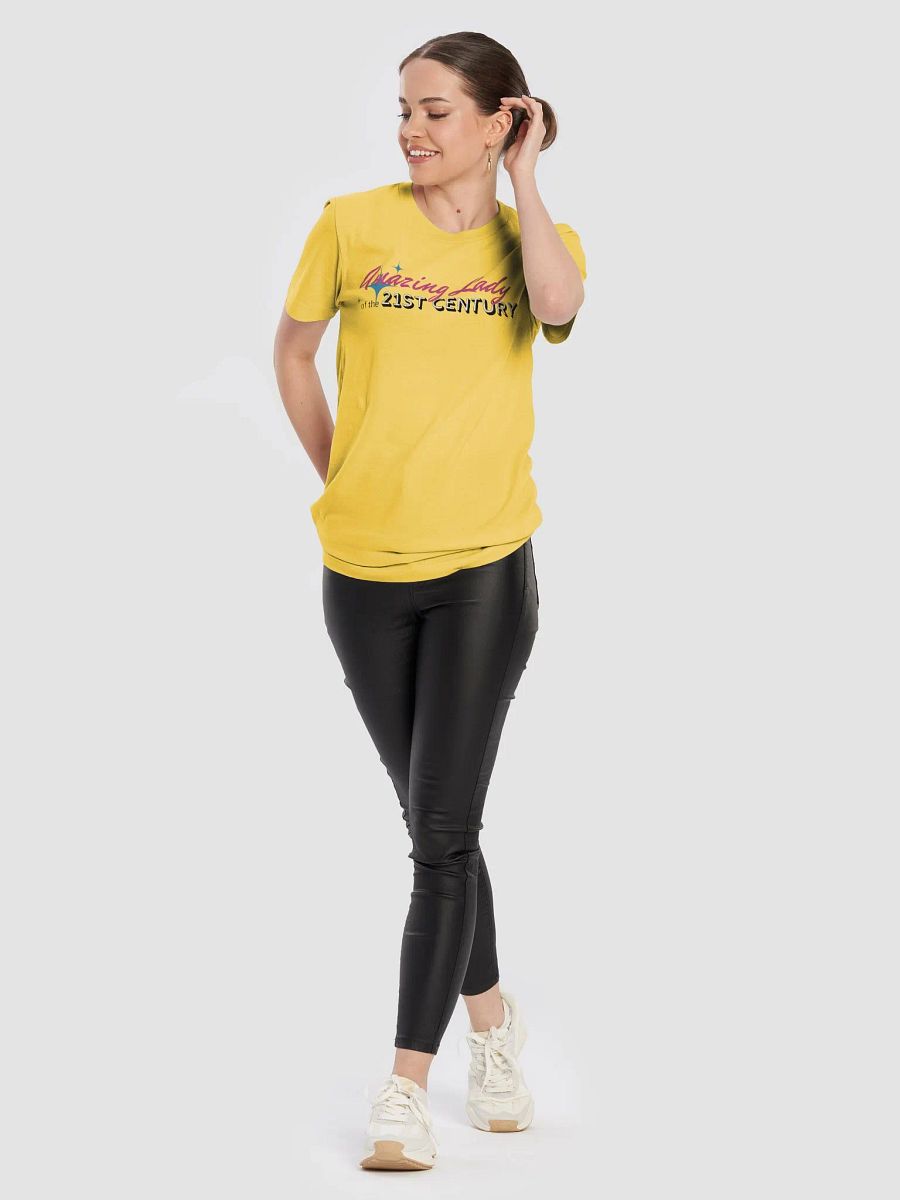 Amazing Lady T-shirt Yellow product image (3)