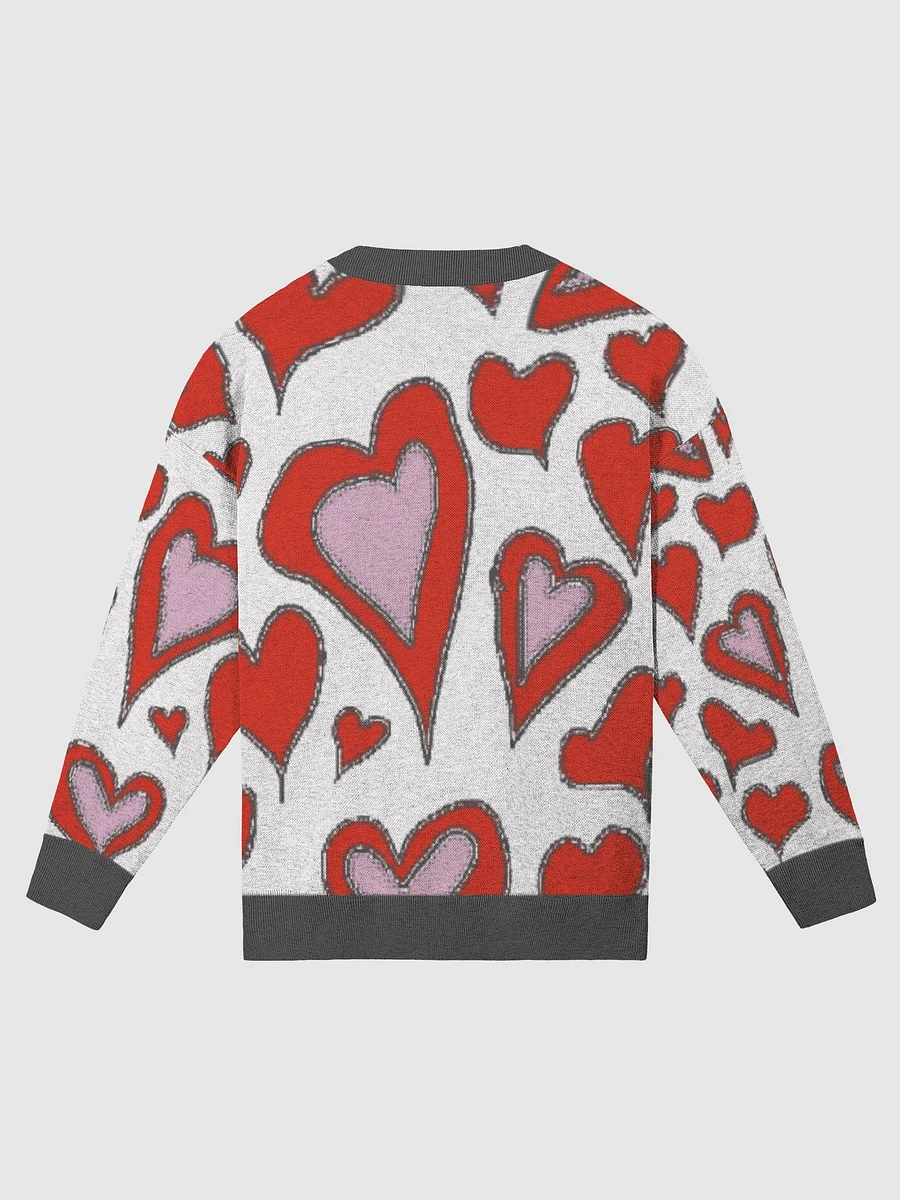 Hearts Drawing Relaxed Fit Sweater product image (7)