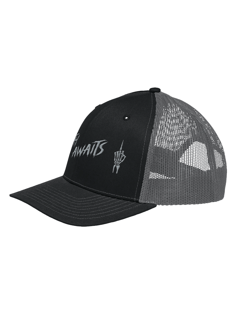 Death Awaits Trucker Snapback product image (2)