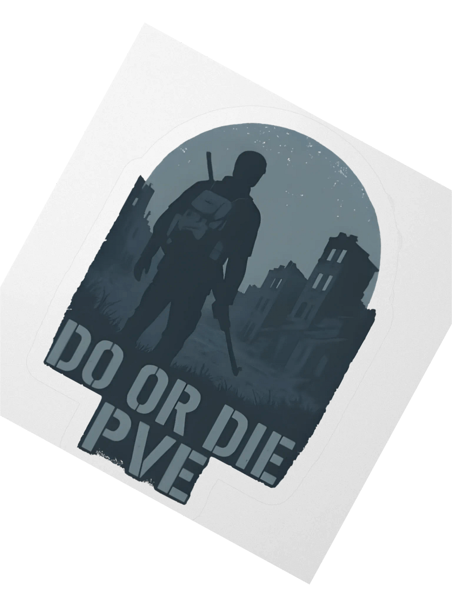 Survivalist Silhouette Kiss Cut Stickers product image (3)