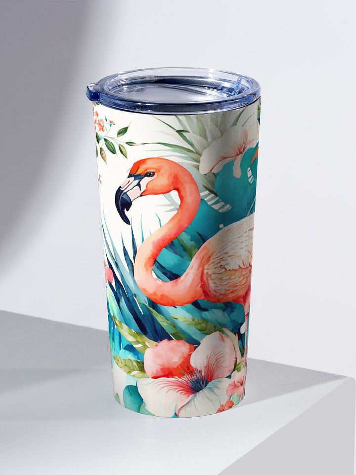 Flamingo Tumbler Gifts for her, Flamingo, Tropical Tumblers for her, Girls Trip Tumbler Gift , Vacation tumbler product image (2)