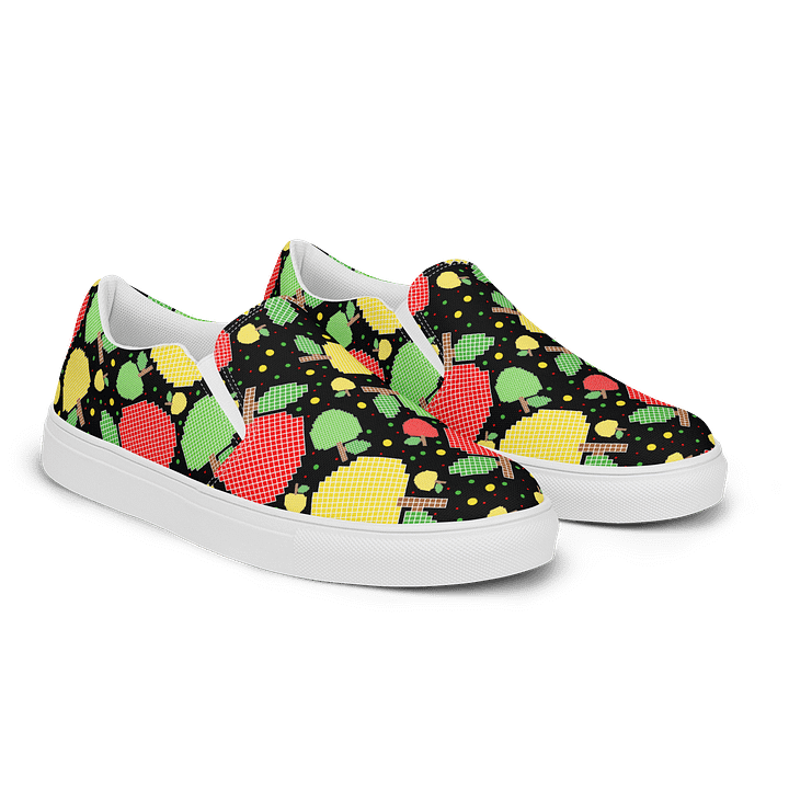 Vibrant Apple Delight Slip-On Shoes product image (2)