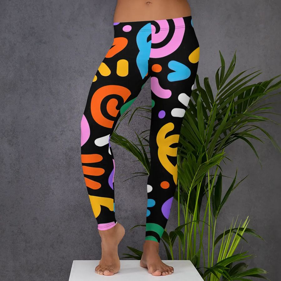 Whimsical Spirals All-Over Leggings product image (5)