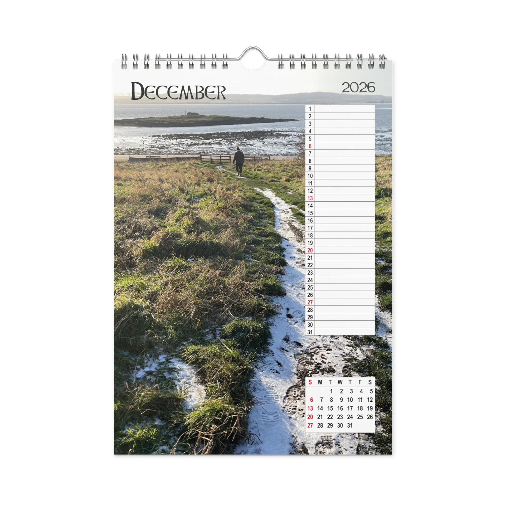 Holy Island Moments 2026 Calendar product image (4)