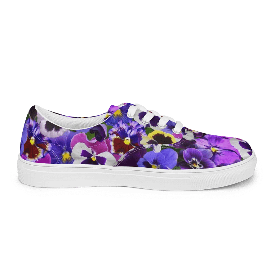 Purple Craze Lace Up Canvas Shoes product image (4)