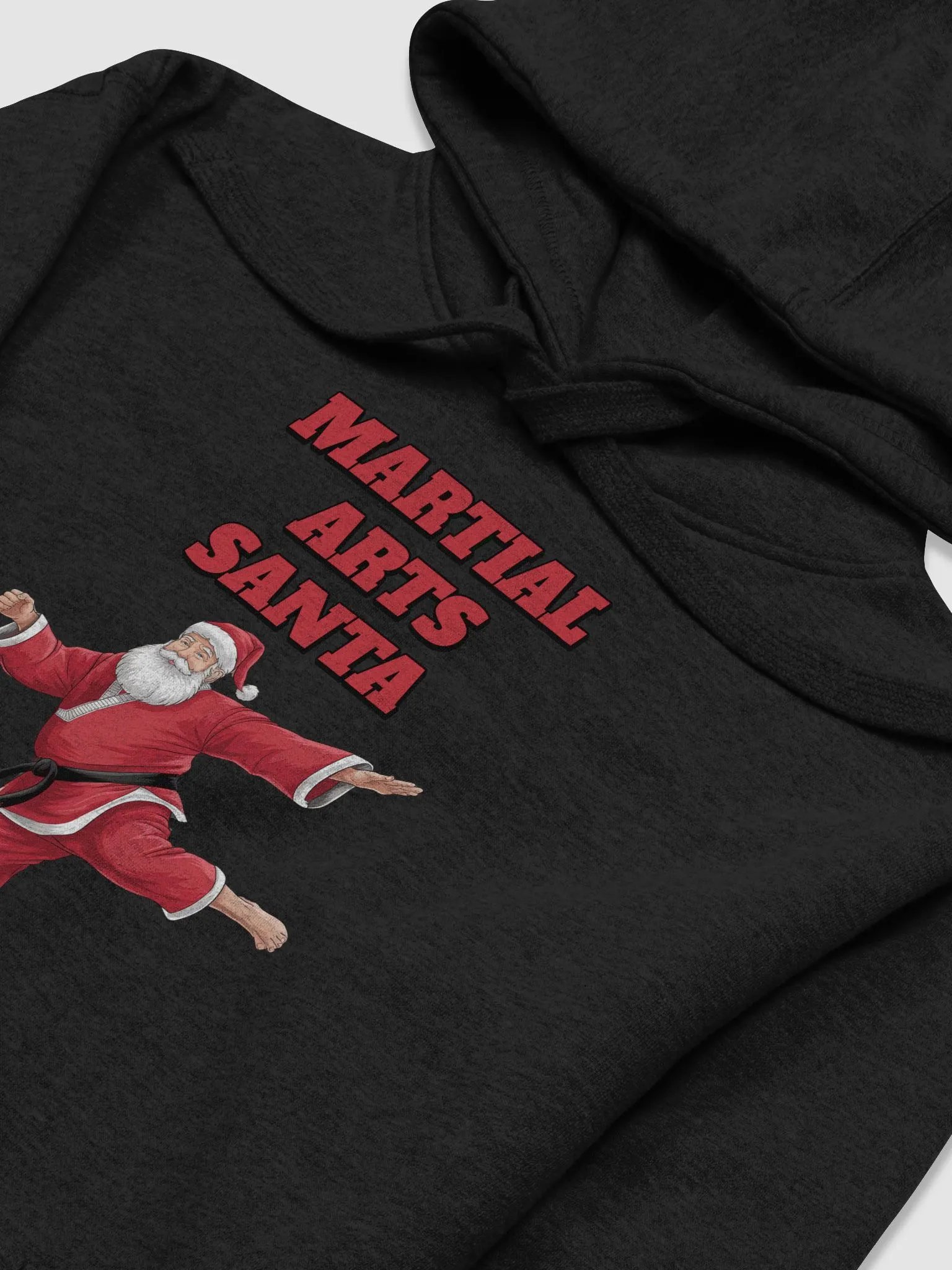 Martial Arts Santa - Funny Christmas Hoodie product image (13)