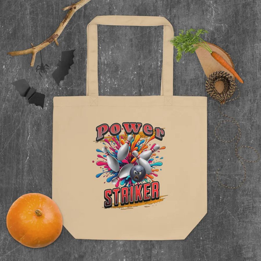 Power Striker Bowling Ball Tote Bag product image (4)